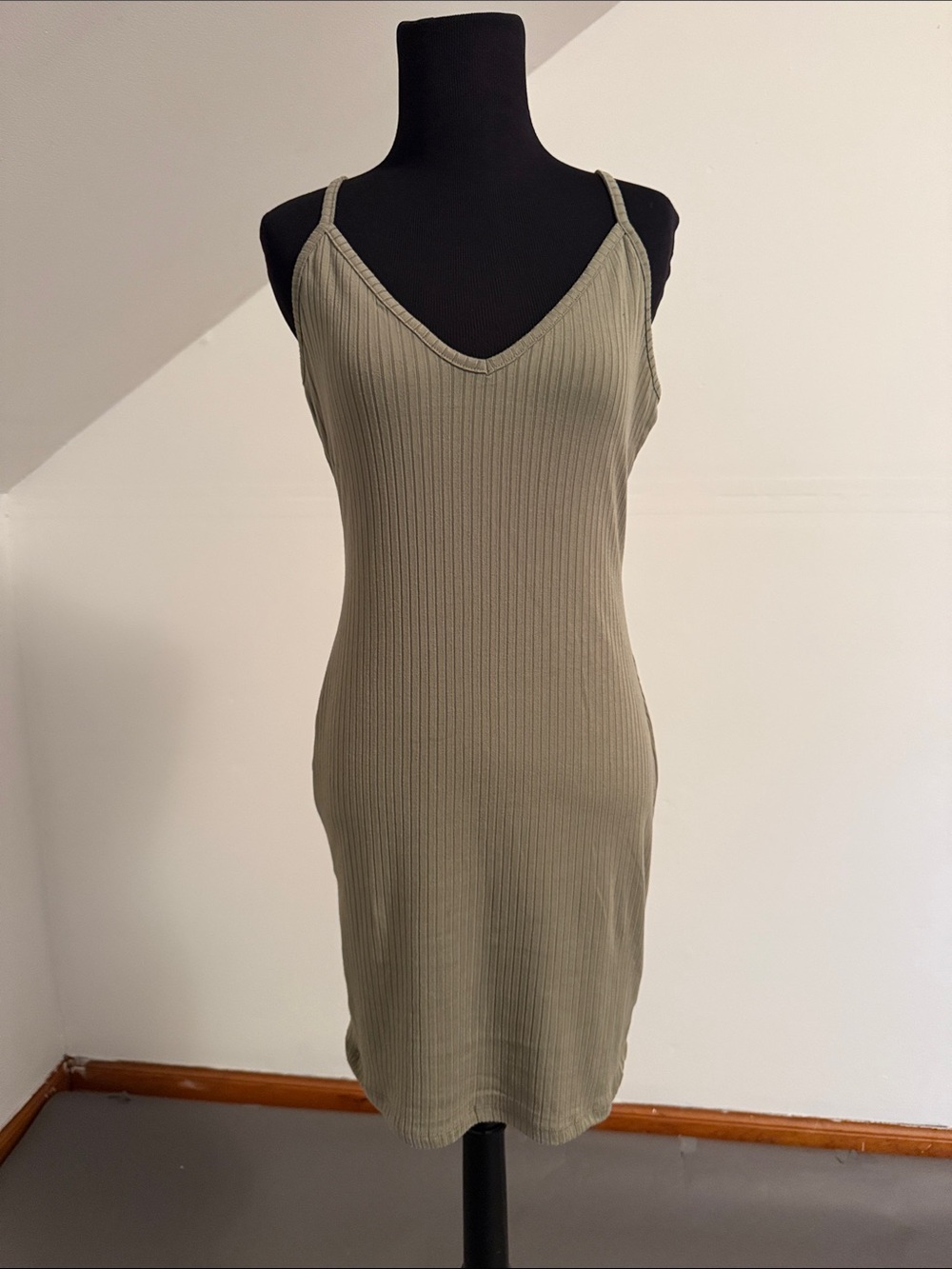 Ribbed Tank Dress